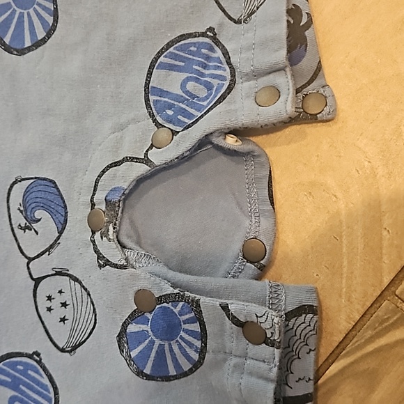Bonnie Mob Blue summer Onesie Aloha Sunglasses organic cotton - Picture 5 of 8